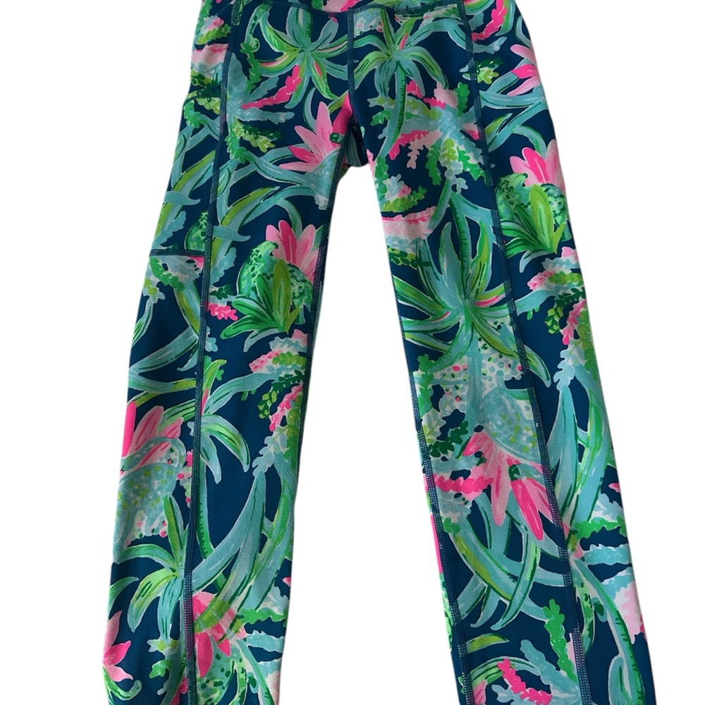 Lilly Pulitzer Luxletic Ankle Yoga Pants - XXS - EUC - Worn only a couple times